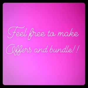 Offers are very welcome💕